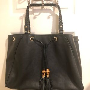 Vintage Gucci bag with braided handles